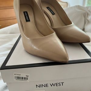 Nine West leather heels